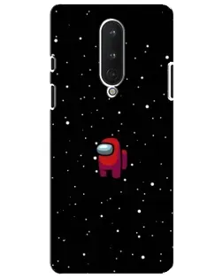 Чехол для OnePlus 8 с картинкой «Красный Among Us»