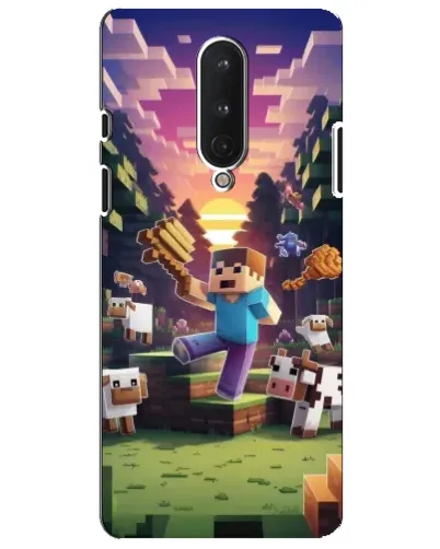 Чехол для OnePlus 8 с картинкой «Стив на ферме» Чехол для OnePlus 8 с картинкой «Стив на ферме»