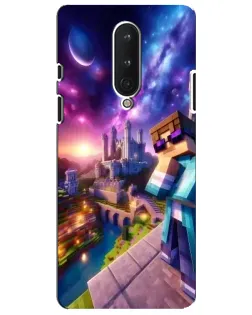 Чехол для OnePlus 8 с картинкой «Стив и космос» Чехол для OnePlus 8 с картинкой «Стив и космос»