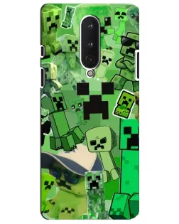 Чехол для OnePlus 8 с картинкой «Криперы Minecraft» Чехол для OnePlus 8 с картинкой «Криперы Minecraft»