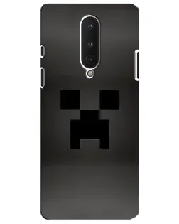 Чехол для OnePlus 8 с картинкой «Черный крипер градиент»