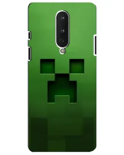 Чехол для OnePlus 8 с картинкой «Крипер микро-дизайн»