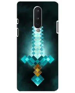 Чехол для OnePlus 8 с картинкой «Алмазный меч неон»
