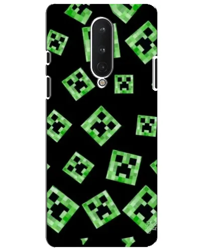 Чехол для OnePlus 8 с картинкой «Паттерн с криперами» Чехол для OnePlus 8 с картинкой «Паттерн с криперами»
