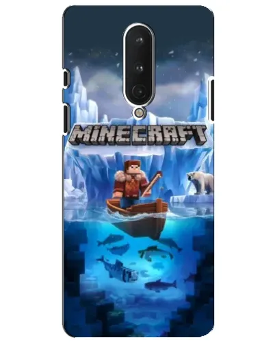 Чехол для OnePlus 8 с картинкой «Minecraft ледяной мир» Чехол для OnePlus 8 с картинкой «Minecraft ледяной мир»