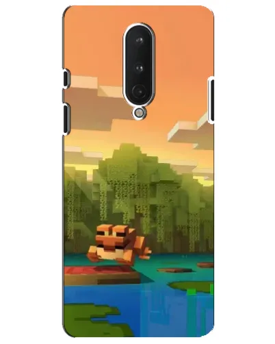 Чехол для OnePlus 8 с картинкой «Майнкрафт закат солнца» Чехол для OnePlus 8 с картинкой «Майнкрафт закат солнца»