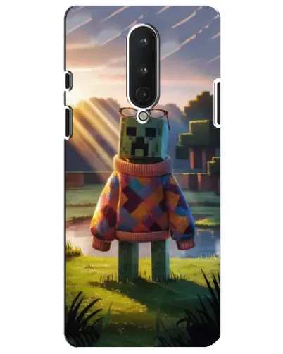 Чехол для OnePlus 8 с картинкой «Крипер в свитере» Чехол для OnePlus 8 с картинкой «Крипер в свитере»