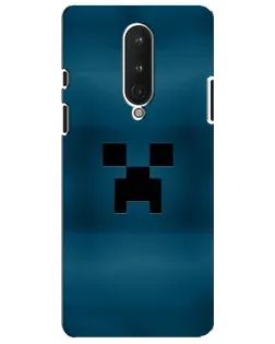 Чехол для OnePlus 8 с картинкой «Крипер текстура»