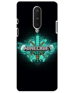 Чехол для OnePlus 8 с картинкой «Minecraft Diamond лого»