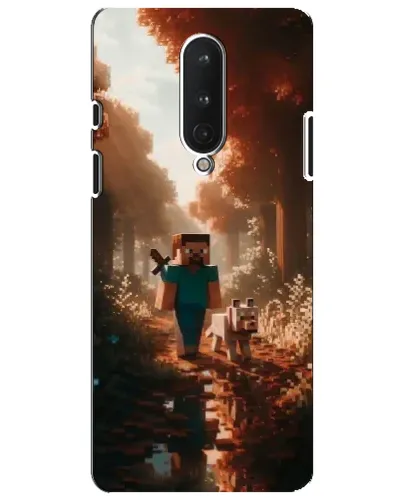 Чехол для OnePlus 8 с картинкой «Стив в лесу» Чехол для OnePlus 8 с картинкой «Стив в лесу»