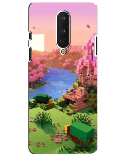 Чехол для OnePlus 8 с картинкой «Розовое дерево Minecraft» Чехол для OnePlus 8 с картинкой «Розовое дерево Minecraft»