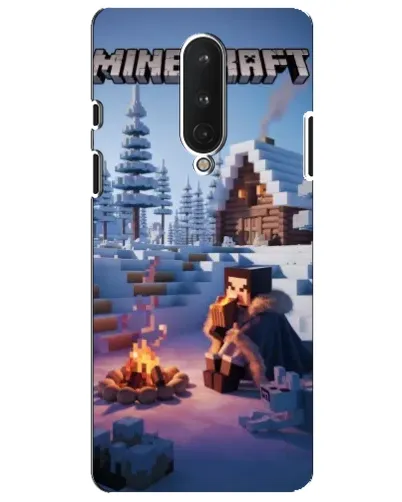 Чехол для OnePlus 8 с картинкой «Зимний Minecraft» Чехол для OnePlus 8 с картинкой «Зимний Minecraft»
