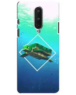 Чохол для OnePlus 8 з картинкою «Черепаха Minecraft»