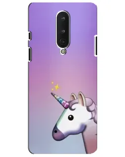 Чехол для OnePlus 8 с картинкой «Единорог градиент»
