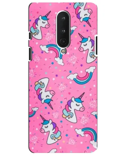 Чехол для OnePlus 8 с картинкой «Unicorn паттерн розовый» Чехол для OnePlus 8 с картинкой «Unicorn паттерн розовый»