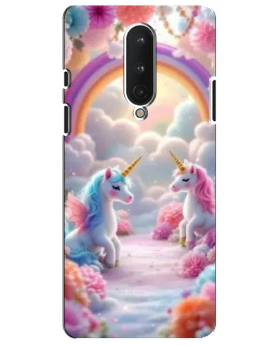 Чехол для OnePlus 8 с картинкой «Радуга и единороги» Чехол для OnePlus 8 с картинкой «Радуга и единороги»