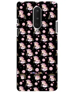 Чехол для OnePlus 8 с картинкой «Magic Unicorn паттерн»