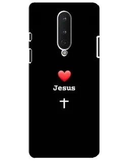 Чехол для OnePlus 8 с картинкой «Сердце - Jesus» Чехол для OnePlus 8 с картинкой «Сердце - Jesus»