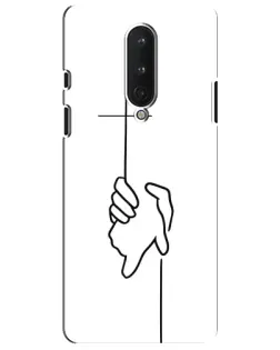 Чехол для OnePlus 8 с картинкой «Рука держит» Чехол для OnePlus 8 с картинкой «Рука держит»