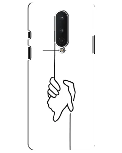 Чехол для OnePlus 8 с картинкой «Рука держит»