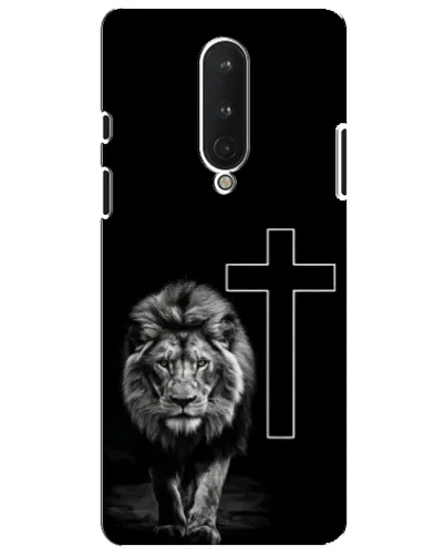Чехол для OnePlus 8 с картинкой «Лев и Крест»