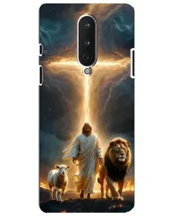 Чехол для OnePlus 8 с картинкой «Лев Иуды и Свет» Чехол для OnePlus 8 с картинкой «Лев Иуды и Свет»