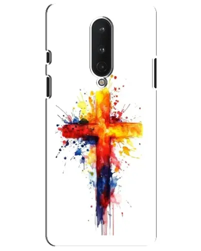 Чехол для OnePlus 8 с картинкой «Акварельный крест»