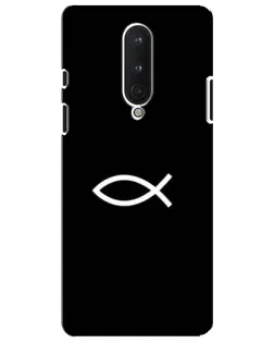 Чехол для OnePlus 8 с картинкой «Символ рыбы Jesus»