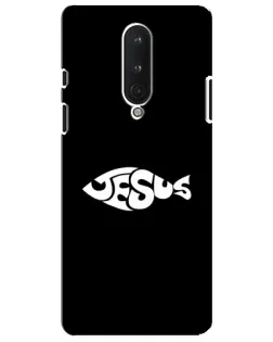 Чехол для OnePlus 8 с картинкой «Рыба Jesus»
