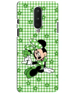 Чехол для OnePlus 8 с картинкой «Mickey в клетку»