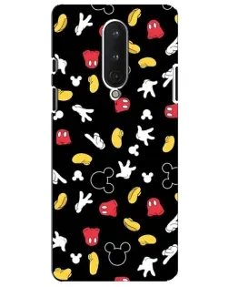 Чехол для OnePlus 8 с картинкой «Графический принт лапок»