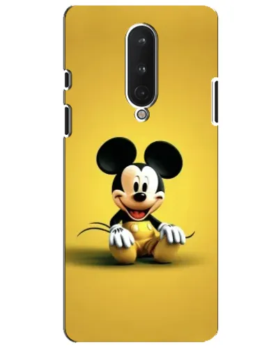 Чехол для OnePlus 8 с картинкой «Микки на желтом» Чехол для OnePlus 8 с картинкой «Микки на желтом»