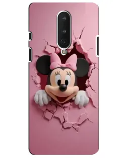 Чехол для OnePlus 8 с картинкой «Минни сквозь стену»