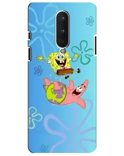 Чехол для OnePlus 8 с картинкой «Спанч Боб и Патрик»