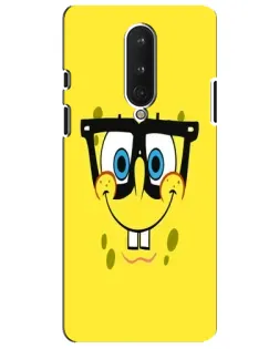 Чехол для OnePlus 8 с картинкой «Минималистичный Спанч Боб»