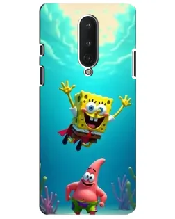 Чехол для OnePlus 8 с картинкой «Спанч Боб под водой»