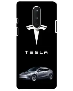 Чохол для OnePlus 8 з картинкою «Tesla Model Y»