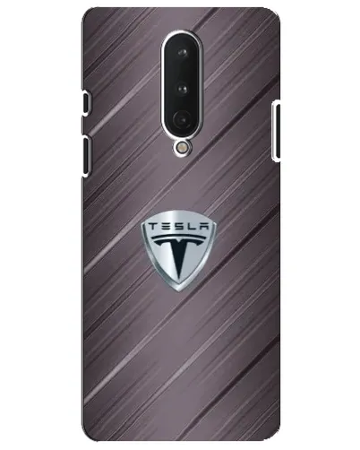 Чохол для OnePlus 8 з картинкою «Металева текстура Tesla»