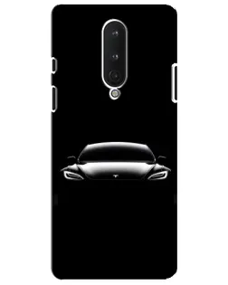 Чохол для OnePlus 8 з картинкою «Фари Tesla Night»