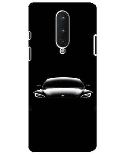 Чохол для OnePlus 8 з картинкою «Фари Tesla Night»