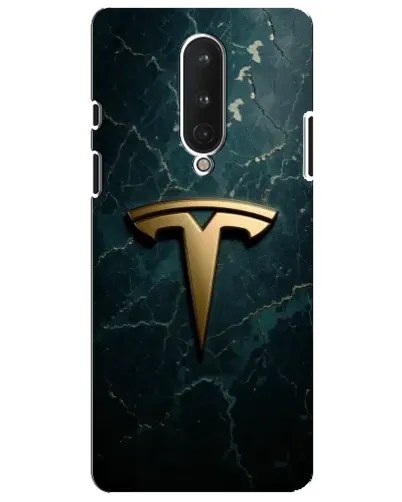 Чохол для OnePlus 8 з картинкою «Мармурова Tesla Gold»