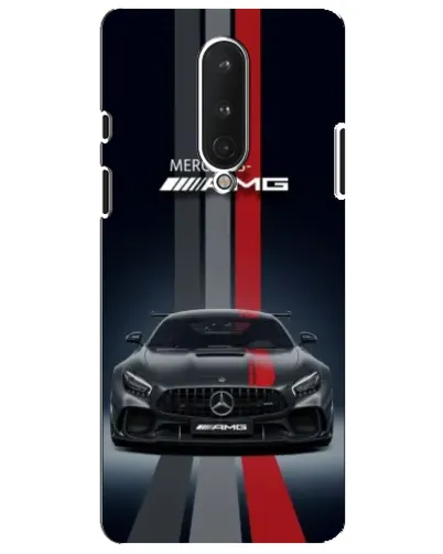 Чохол для OnePlus 8 з картинкою «Mercedes — білий карбон»