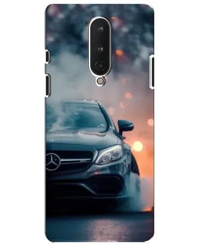 Чохол для OnePlus 8 з картинкою «Mercedes — нічне місто»