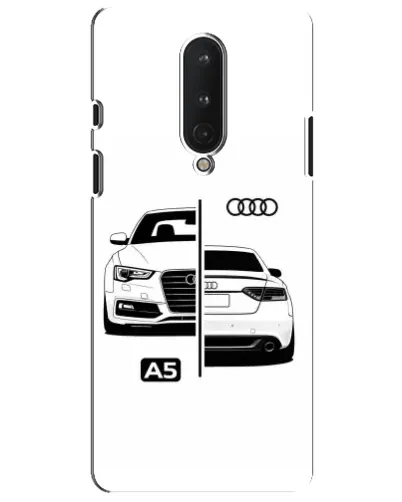 Чохол для OnePlus 8 з картинкою «Audi — контрастний дизайн»