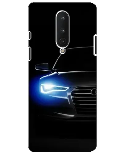 Чохол для OnePlus 8 з картинкою «Неоновий погляд Audi»