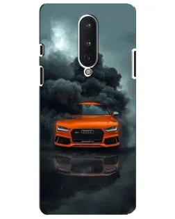 Чохол для OnePlus 8 з картинкою «Audi у хмарах диму»