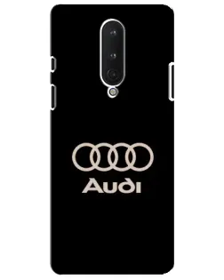 Чохол для OnePlus 8 з картинкою «Audi — золотий логотип»