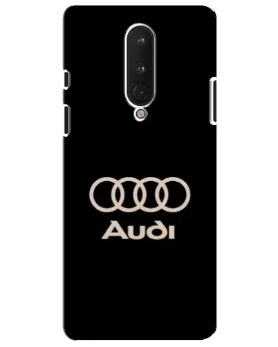 Чохол для OnePlus 8 з картинкою «Audi — золотий логотип»