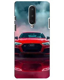 Чохол для OnePlus 8 з картинкою «Audi RS — червоний стиль»