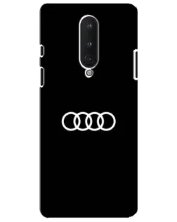 Чохол для OnePlus 8 з картинкою «Audi White Logo»